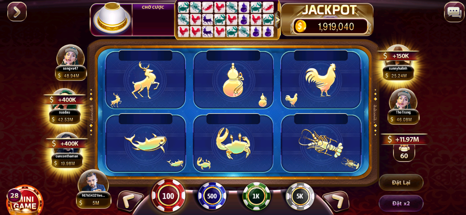 Ảnh chụp màn hình ứng dụng Jackpotland - Giao diện trò chơi hấp dẫn